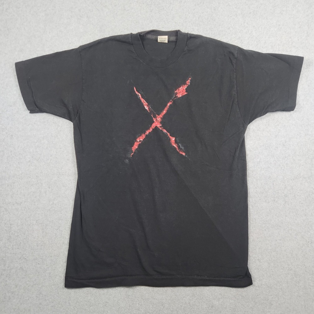 Vintage Hexen Beyond Heretic Video Game Shirt XL Black Nintendo Doom‎ Promo USA